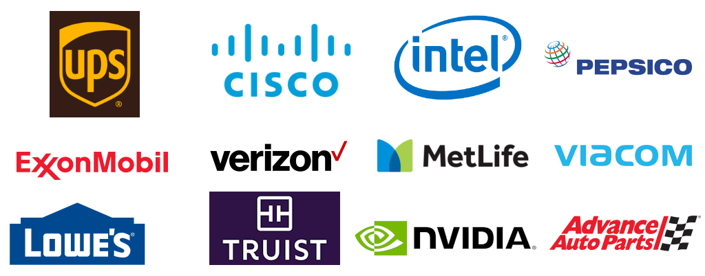 Fortune 500 Companies I've worked with